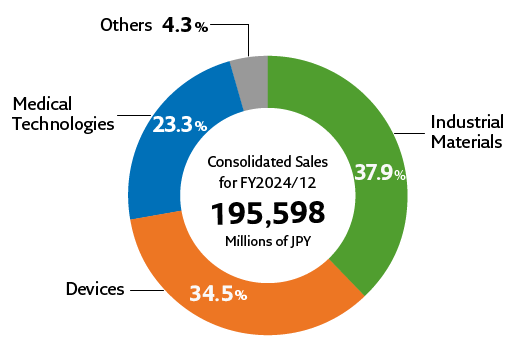 Composition of Sales by Business