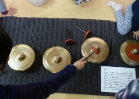 Gamelan, traditional Indonesian music instrument